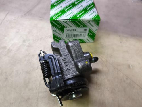 Рабочий тормозной цилиндр передний ISUZU ELF 39*43, диаметр 34, с прокачкой левый, GBRAKE (автоматическая подводка)