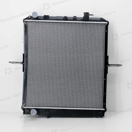 Радиатор двигателя ISUZU ELF 4HF1, пластиковый с заливной, в620*ш588 (без бачков), GSPARTS (аналог IS002536MT)