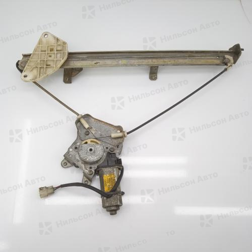 Механизм стеклоподъемника с мотором в сборе MITSUBISHI CANTER 4D33, FE50, R, 24V, б/у