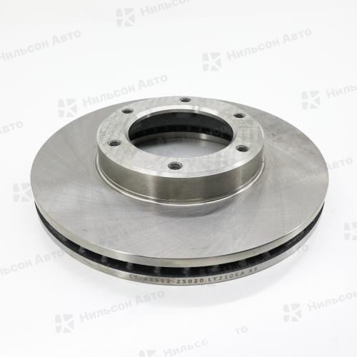 Диск тормозной TOYOTA DYNA, TOYOACE, LY50-LY212, крепится 6 болтов, вид 2, SAT