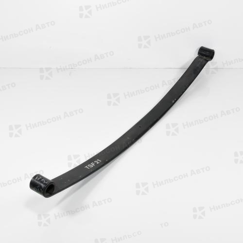 Лист коренной передний TOYOTA DYNA 2 тонны, 1230*70*20*10,  переменная толщина, ц.о. 10,5, с прогибом, с сайлентблоками, ZEVS