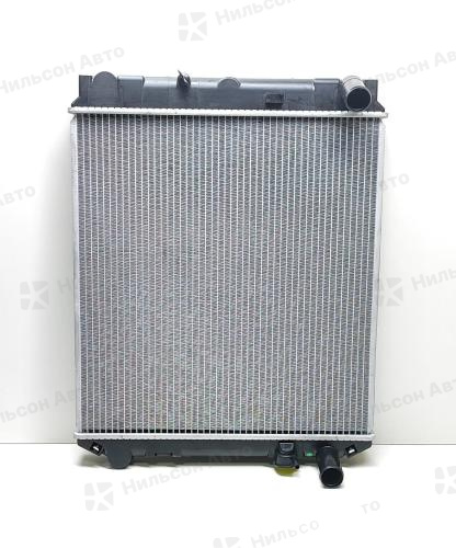 Радиатор двигателя ISUZU ELF 4HF1, пластиковый с заливной, в510*ш466 (без бачков), ZEVS