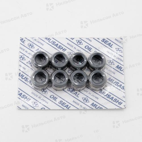 Маслосъемные колпачки HINO PROFIA K13, F17, EF550, EF750, MUSASHI (комплект 8 шт)