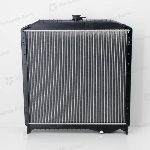Радиатор двигателя HINO RANGER, пластиковый с заливной, в580*ш638 (без бачков), AD RADIATORS