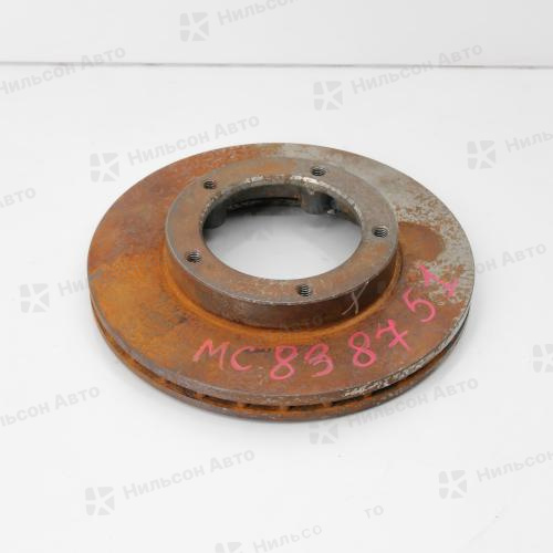 Диск тормозной MMC CANTER, крепится 5 болтов, вид 5, отверстия с резъбой, Nilson Auto Parts