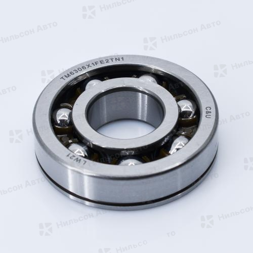 Подшипник вторичного вала МКПП 50706 ГАЗЕЛЬ/ВОЛГА, оригинал (открытый, с проточкой, 75*30*19)