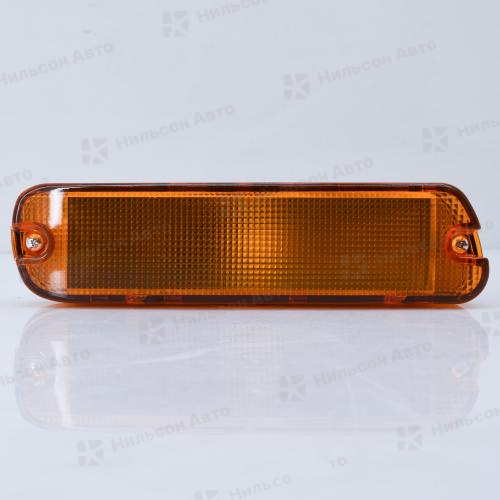 Поворот в бампер ISUZU FORWARD, правый, (оранжевый/со скосом), Nilson Auto Parts