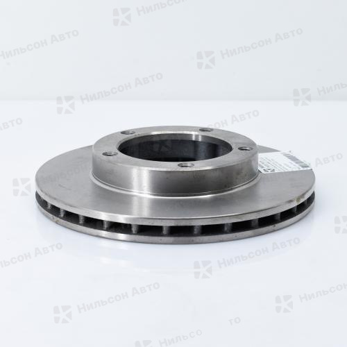 Диск тормозной MMC CANTER, крепится 5 болтов, вид 5, отверстия с резъбой, Nilson Auto Parts