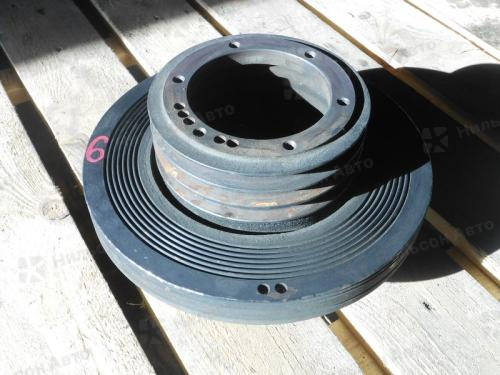 Шкив коленвала ISUZU GIGA, 8-12PD1, 8-12PC, 8-12PE, трехклиновой, б/у