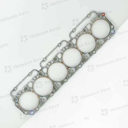 Прокладка ГБЦ, HINO RANGER, W06D, W06E, вид 1, QUNZE (S-1.675/паронит)