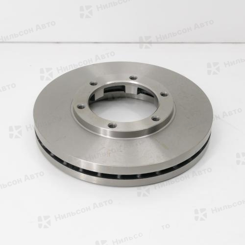 Диск тормозной MMC CANTER, крепится 6 болтов, вид 2, GBRAKE