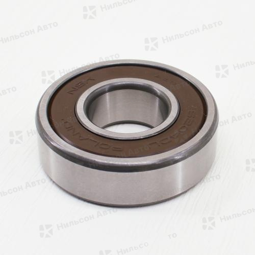 Подшипник маховика/ролика 6204, NSK (закрытый, пластиковая крышка, 20*47*14)