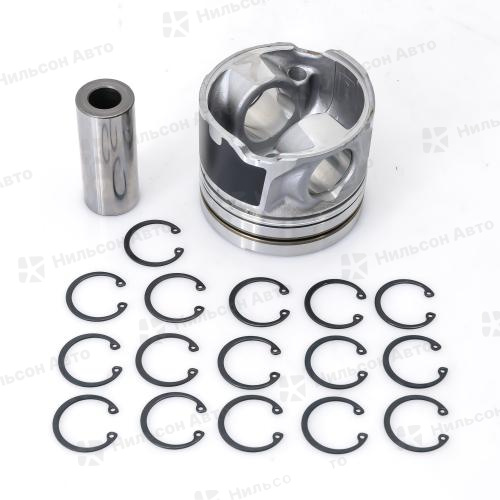 Поршень TOYOTA 1VD-FTV, V8, с масляными каналами, TEIKIN (комплект 8 шт) ALFIN (диаметр 86,5, высота 72, форкамера 51,5, палец 29) 0.5 ремонт