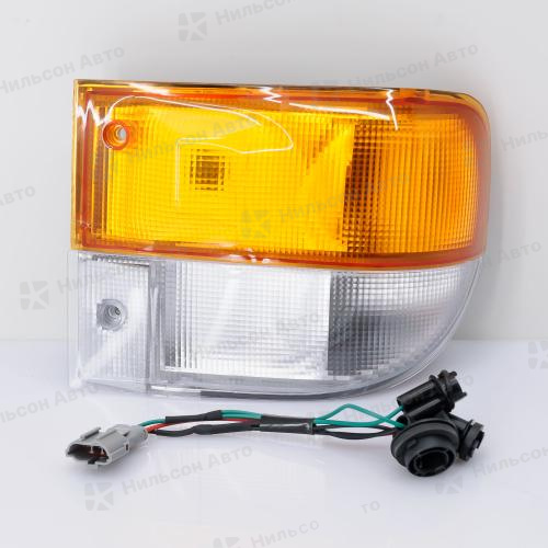 Поворот передний HYUNDAI PORTER, левый, (бело-оранжевый), BodyParts