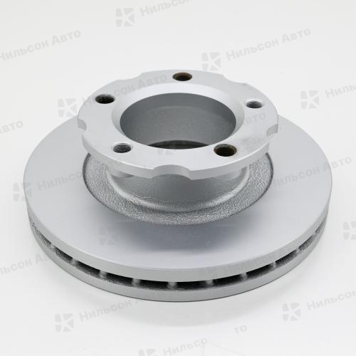 Диск тормозной ISUZU ELF, крепится 5 болтов, вид 2, DIXCEL