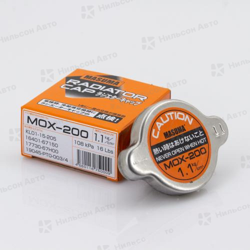 Крышка радиатора MOX-200, 1.1 kg/cm MASUMA
