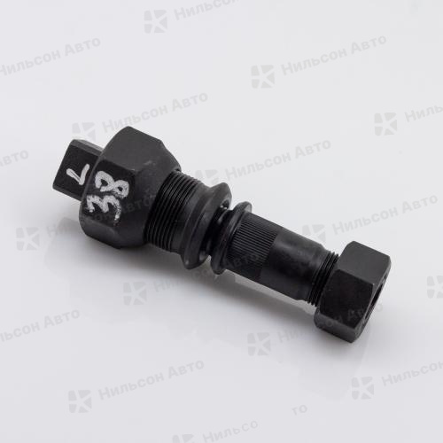 Шпилька задняя в сборе ISUZU ELF гайка на 41 посадка 23, левый, ZEVS (Подходит ISUZU EURO/BOGDAN)