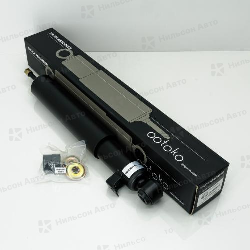 Амортизатор передний 3407, штырь/ухо втулки маленькие диам. 54 стакан 240 мм ISUZU/MMC/HINO/DIESEL, OOTOKO (с кронштейном под ABS)