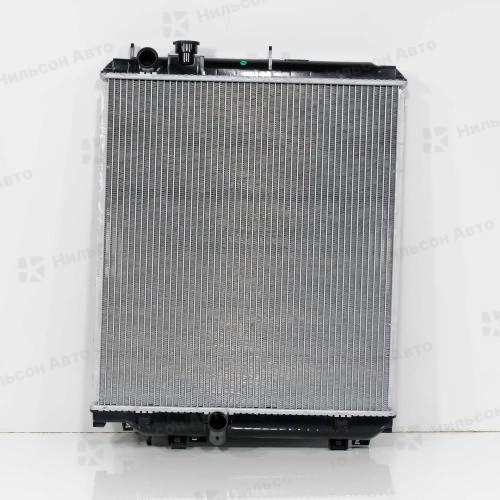 Радиатор двигателя TOYOTA DYNA 3L, 5L, LY235, пластиковый с заливной, в525*ш468 (без бачков), ZEVS