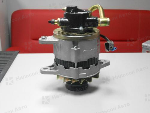 Генератор 24V HINO RANGER W06E, W04E, H07C, с вакуумом, 2 клиновой, фишка на 3 контакта параллельно, 50 Amp, Nilson Auto Parts