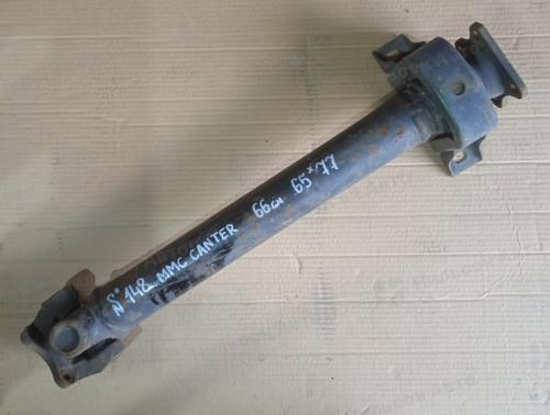 Кардан MMC CANTER, длина 66, фланец 65*77, с подвесным, б/у