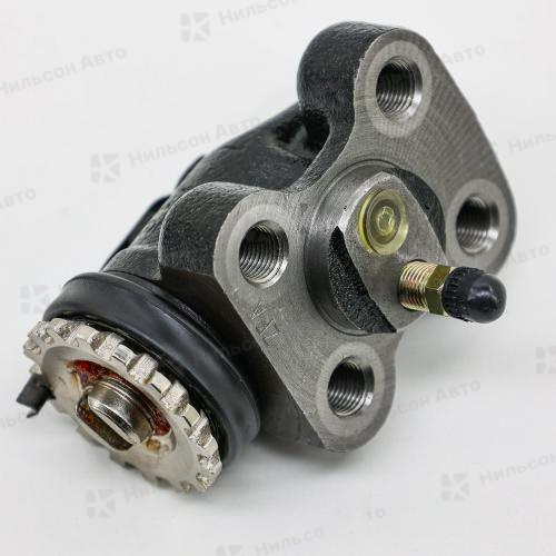 Рабочий тормозной цилиндр передний ISUZU ELF 38*48, диаметр 34, с прокачкой левый, вид 1, SINGYUNG (ручная подводка)