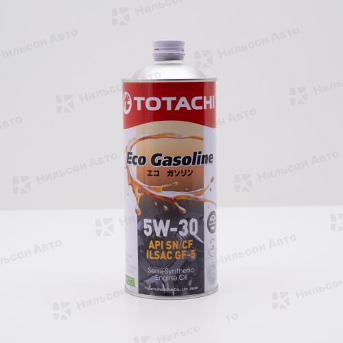 Масло моторное  5W-30 TOTACHI ECO GASOLINE полусинтетическое 1 л.CF/SN