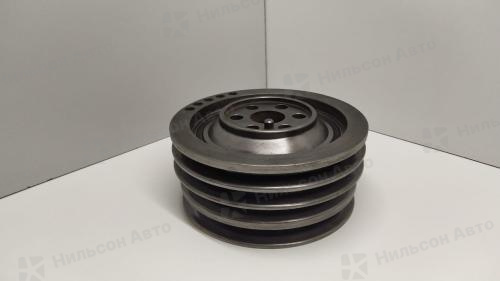 Шкив коленвала TOYOTA DYNA, S05D, S05C, четырехклиновой, б/у