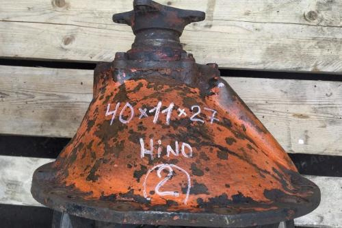 Редуктор заднего моста HINO RANGER, 5 т, R16 на 6 шпилек, пл/хв 40/11, шлицов 27, фланец 80*95, б/у