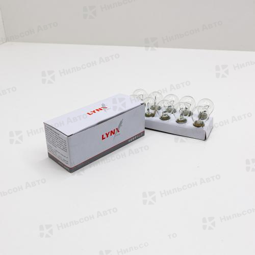 Лампочка в габарит на 1 контакт большая, 24V/P21W, BA15S, LYNX