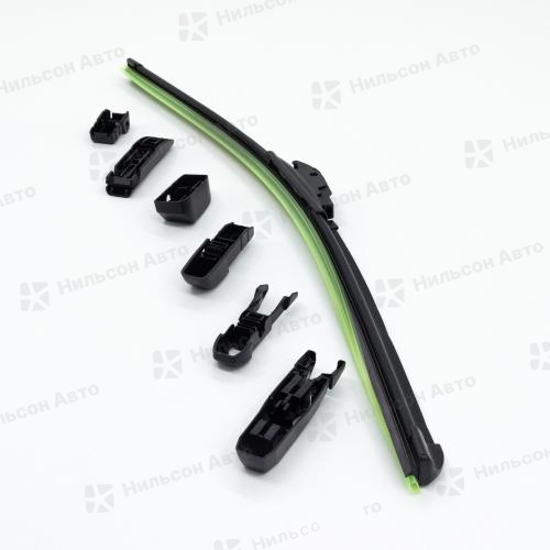 Щетка стеклоочистителя бескаркасная, 53 см, All Seasons, CLINGO