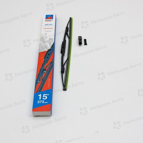 Щетка стеклоочистителя каркасная, 37,5 см, UNIVERSAL, DOUBLE FORCE