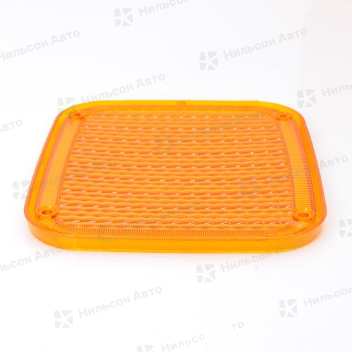 Стекло стопов, левая/правая сторона одинаковые, (желтое/плоское), Nilson Auto Parts