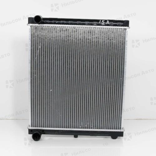 Радиатор двигателя ISUZU ELF, NISSAN, MAZDA 4HF1, пластиковый без заливной, в520*ш485 (без бачков), SAT