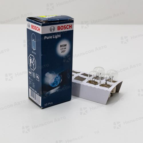 Лампочка в габарит на 1 контакт маленькая, 12V, R5W, BOSCH