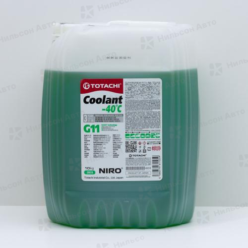 Антифриз TOTACHI, (зеленый), 10 кг. -40C