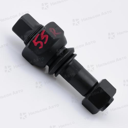 Шпилька задняя в сборе ISUZU ELF 58/66 гайка на 41 как NPRR только длиннее, правая, ZEVS (конус 35, отверстие в диске 32)