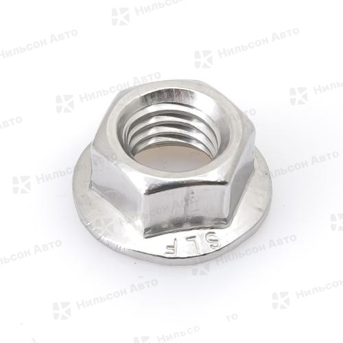 Гайка M10*1.5, с фланцем, нержавейка, лицензия