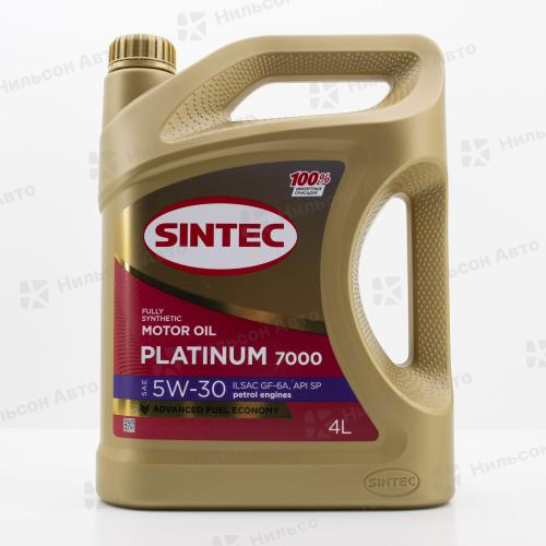 Масло моторное  5W-30 SINTEC PLATINUM 7000 синтетическое 4 л. GF-6/SP