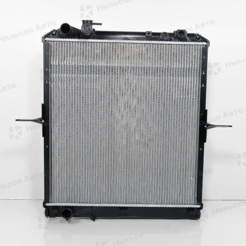 Радиатор двигателя ISUZU ELF 4HF1, пластиковый с заливной, в620*ш588 (без бачков), ZEVS