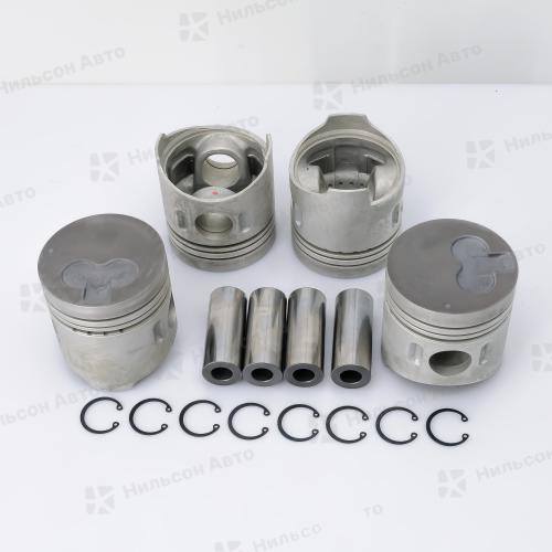 Поршень MMC CANTER 4D36, TEIKIN (комплект 4 шт)(диаметр 104, палец 34, высота 110,5, палец 34, форкамера фигурная)