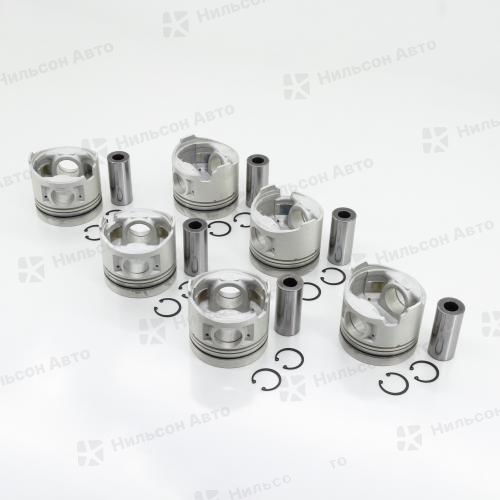 Поршень HINO RANGER H07D, IZUMI (комплект 6 шт) ALFIN