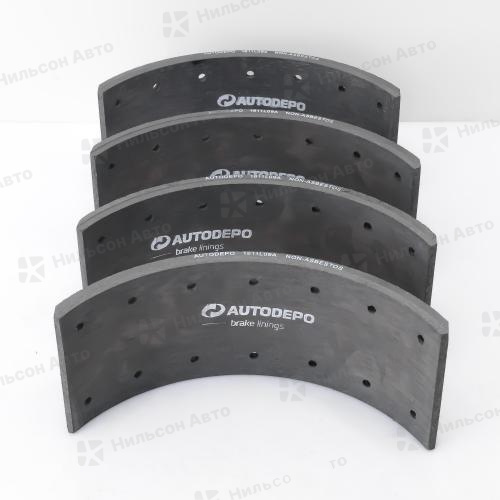 Тормозные накладки T320-1100, AUTODEPO   размер 110*11,8*310