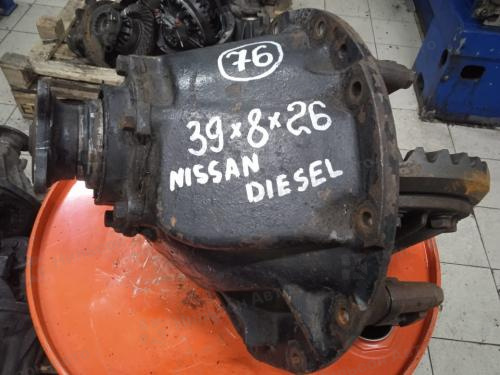Редуктор заднего моста NISSAN DIESEL, 5 т, R16 на 6 шпилек, пл/хв 39/8, шлицов 26, фланец , 86*72, б/у