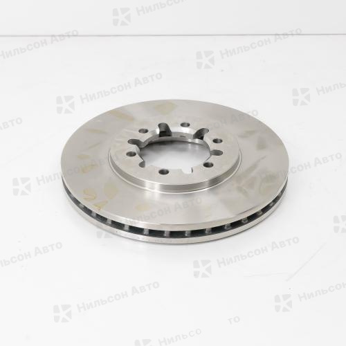 Диск тормозной NISSAN ATLAS TD27, крепится 6 болтов, вид 1, GBRAKE