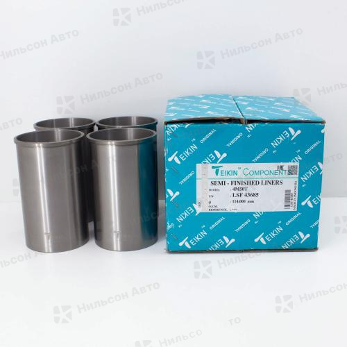 Гильзы поршневые MMC CANTER 4M50T, полуготовые под расточку, TEIKIN (комплект 4 штуки)