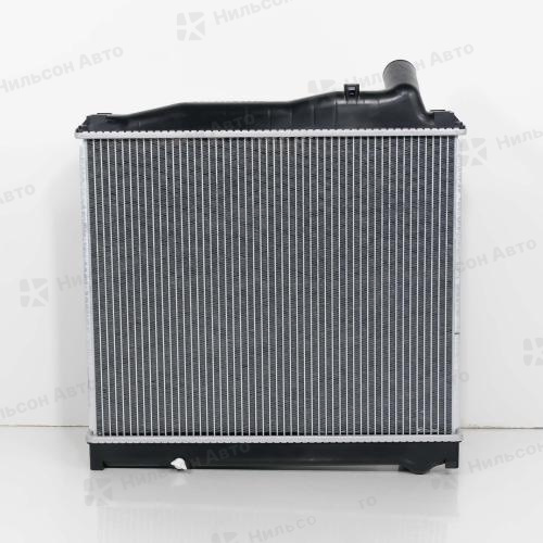 Радиатор двигателя MMC FUSO 6D16-17, 6M61, пластиковый без заливной, в425*ш522 (без бачков), AD RADIATORS