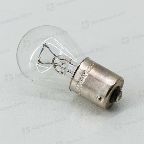Лампочка в габарит на 1 контакт большая, 24V/P21W, BA15S, NARVA