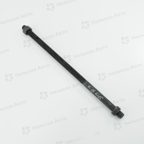 Центральный болт рессоры диаметр 16, длина 350, головка 24*28, ZEVS