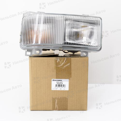 Фара противотуманная, MITSUBISHI FUSO, 1997-2008, правая, (белая/с поворотником), AUTODEPO